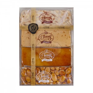 Coffret cadeau 4 Turróns (nougat) - Torrons Vicens 4x80g