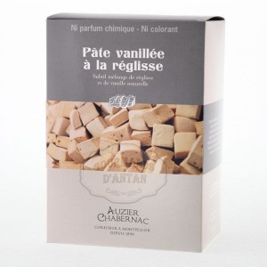 Pâte vanillée à la réglisse boite 1kg - Auzier Chabernac