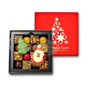 Coffret sapin de NOËL Assortiment  - Comptoir du cacao - 250g