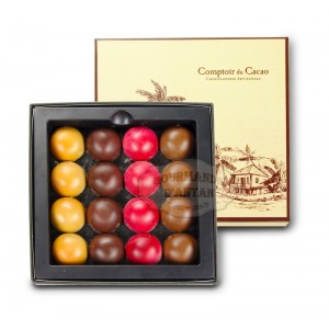 Coffrets des iles demi spheres - Comptoir du cacao - 128g