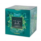 Thé Vert à la Menthe Bio Plant'Asia - Boite cube métal 48g