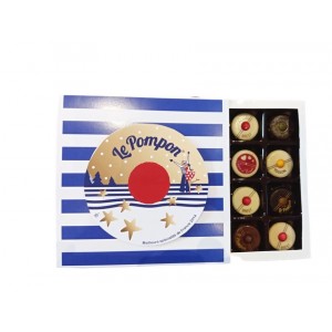 Le Pompon de Brest - Boite marinière 16 chocolats - 160g