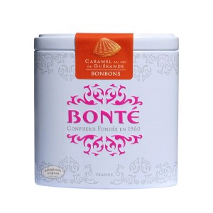 Bonbons au caramel au sel de Guérande Bonté Boite fer 70g