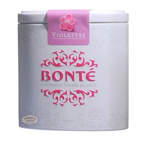 Bonbons à la violette Bonté Boite fer 50g 