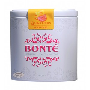 Bonbons Quartiers d'agrumes Bonté Boite fer 70g 