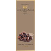 Tablette Pralinée Feuilletée Noisette & Café Comptoir du Cacao - 100g