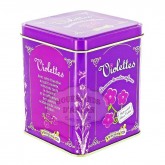 Violettes - Bonbon à la Violette Verquin - Boite métal 300g
