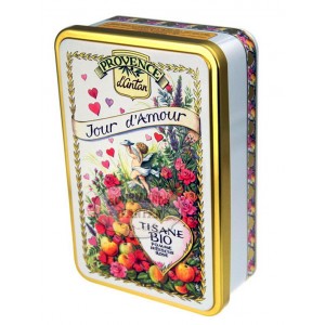 Tisane Jour d'Amour Bio Provence d'Antan - Boîte métal