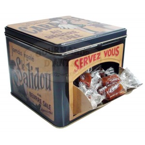 Caramels tendres au beurre salé - Boite collector "Servez-vous" 500g