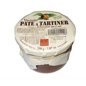 Pâte à tartiner (Véritable) NOIX - Chocolat LAIT Bovetti - 200g