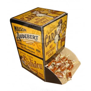 Caramels tendres au beurre salé (mini) - Boite carton "Servez-vous" 1kg