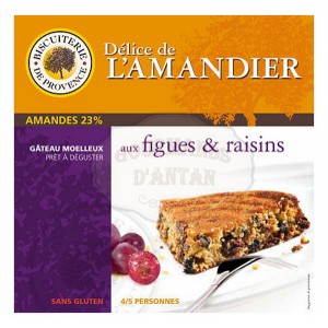 Délice de l'amandier Figues & Raisins  - Sans Gluten - Biscuiterie de Provence