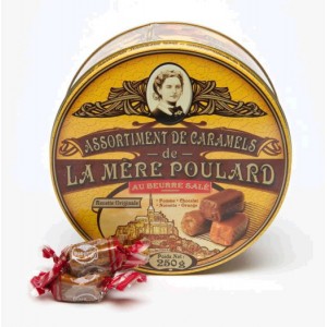 Assortiment de Caramels La Mère Poulard - Boite métal 250g