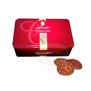 Florentins Chocolat noir & Orange Chatillon - boite métal 300g