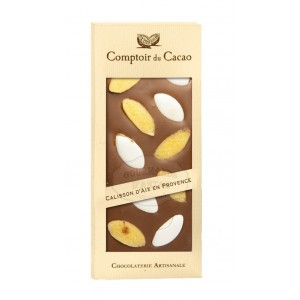 Tablette gourmande Lait - Calisson Comptoir du Cacao