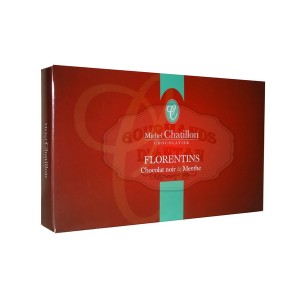 Florentins Chocolat Noir & Menthe Chatillon - Boite 100g