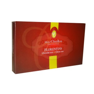 Florentins Chocolat Noir & Citron vert Chatillon - Boite 100g