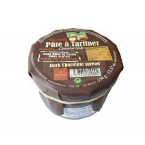 Pâte à tartiner Bovetti NOISETTES - Chocolat NOIR 350g