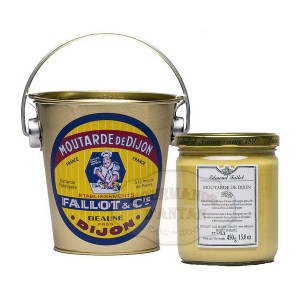 Moutarde de Dijon en seau en fer 450g - Fallot