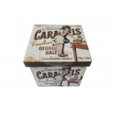 Caramels tendres au beurre salé - Mini Boite fer cube 150g