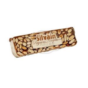 Nougat NOIR TENDRE Silvain - barre 200g