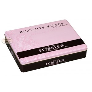 Biscuits Roses de Reims Fossier - Boite fer 200g