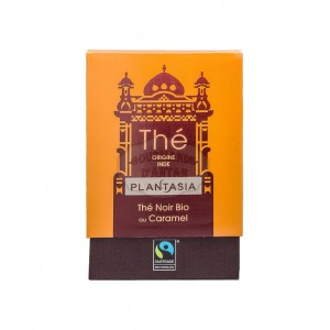 Thé noir Bio Caramel au Beurre salé Bio Plantasia - Sachet goutte