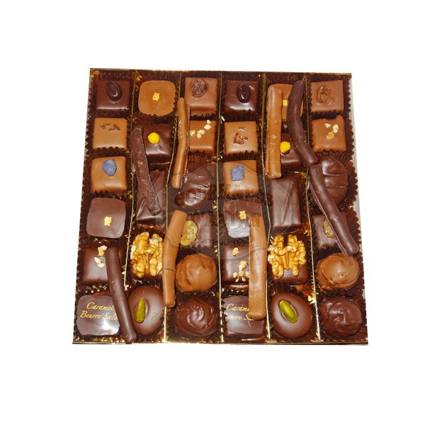 Chocolats (assortiments de bonbons) Boite luxe fantaisie - 400g