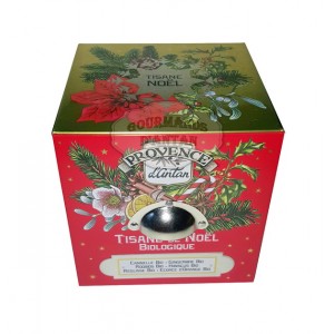 Tisane de Noël Bio Provence d'Antan - Boite cube métal