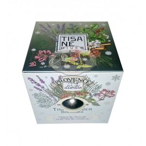 Tisane Hiver Bio Provence d'Antan - Boite cube métal