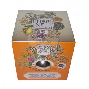 Tisane Detox Bio Provence d'Antan - Boite cube métal