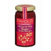 Confiture 100% quatre Fruits rouges - Favols 250g