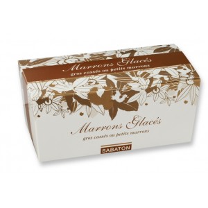 Marrons glacés (Gros cassés ou petits marrons) d’Ardèche Sabaton - Ballotin 750g