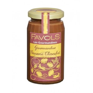 Gourmandise Banane Chocolat (Pâte à tartiner) - Favols 270g