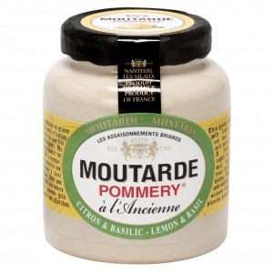 Moutarde Citron & Basilic Pommery® - Les Assaisonnements Briards 100g