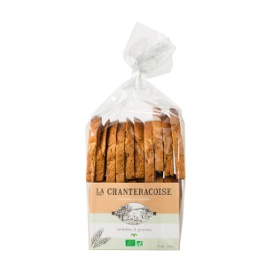 Biscottes BIO artisanales Céréales et Graines – La Chanteracoise.
