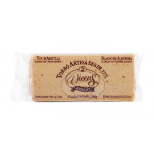 Turrón (nougat) mou aux Amandes - Torrons Vicens 300g