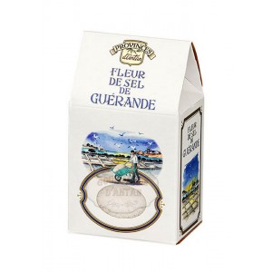 Fleur de sel de Guérande Bio Province d'Antan - Recharge - Boîte carton 100g